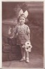 Bnk foto - Portret de copil - interbelica, Romania 1900 - 1950, Sepia, Portrete