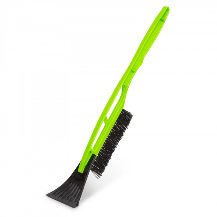 MNC- Perie pentru zăpadă cu racletă pentru gheaţă, m&acirc;ner mat. plastic, 510 mm &ndash; verde