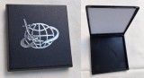 Cutie de LUX, veche, pentru prezentare, depozitare insigna, decoratie, placheta, medalie, moneda
