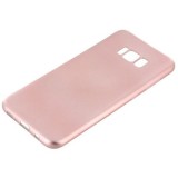 Husa Silicon Samsung Galaxy S8 Plus Rose Gold Protectie Soc Praf Zgarieturi
