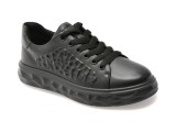 Pantofi GRYXX negri, 33151, din piele naturala