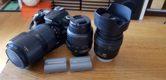 Nikon D90 cu 3 obiective foto