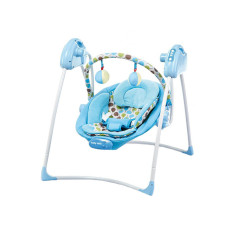 Balansoar electric pentru bebelusi BabyMix SW108A, Albastru foto