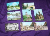 lot 8 carti postale Timisoara Piata Operei mozaic Pod Bega catedrala ortodoxa judetul Timis