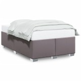 Cumpara ieftin Cadru de pat fara saltea gri 120x190 cm piele artificiala