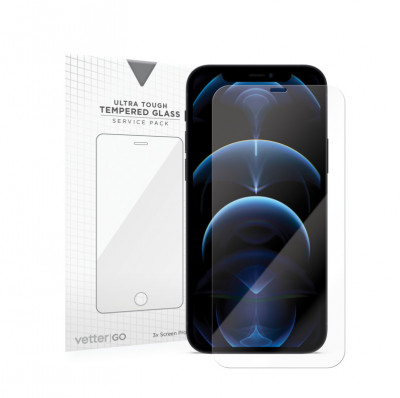 Tempered Glass Vetter GO iPhone 12 Pro Max, 3 Pack foto