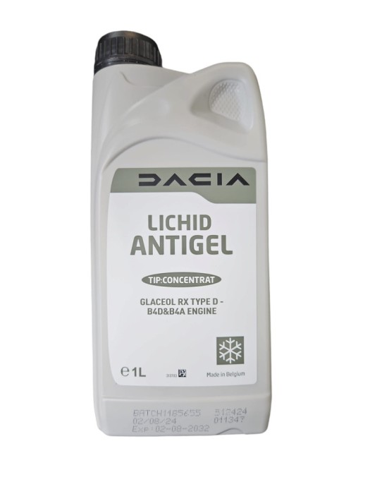 Antigel verde Dacia Glaceol RX Tip D 1 litru 7711949706