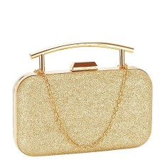 Geanta clutch cu sclipici BYH-8831 06 Auriu foto