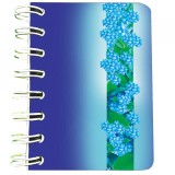 Cumpara ieftin Carnet cu spira Nu-ma-uita albastru, 7 x 10 cm, 75 foi veline