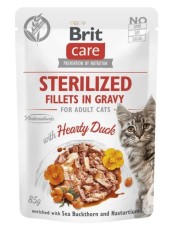 BRIT Care Cat Sterilized Fillets in Gravy with Hearty Duck 85 g foto