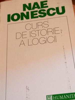 CURS DE ISTORIE A LOGICII NAE IONESCU foto