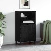VidaXL Bufet Negru 60 x 36 x 110 cm Lemn compozit 879622