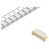 Conector FFC/FPC Vertical 8 PIN ZIF SMT 125V 1A