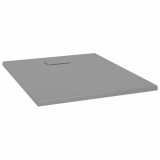 Cumpara ieftin Cadita de dus, gri, 100x80 cm, SMC