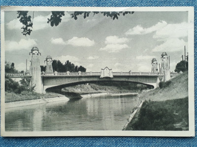 450 - Timisoara - Pod peste Bega / carte postala RPR circulata 1958 foto