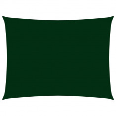 vidaXL Parasolar, verde închis, 6x7 m, țesătură oxford, dreptunghiular