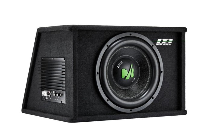 Subwoofer auto activ Deaf Bonce Machete ML12A, 300mm, 250W RMS, Activ