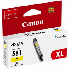 Cartus Cerneala Canon CLI-581XLY Original PIXMA TS6150 Yellow foto