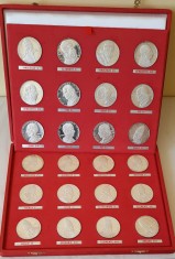 Colectie 24 medalii papale din argint 925, Torino - anul 1975 - G 4176