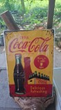 Reclama metalica Coca-Cola - C