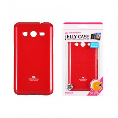 Husa Mercury Jelly Samsung E500 Galaxy E5 Rosu Blister foto