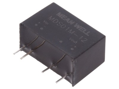 Convertor DC/DC 1W 12V 84mA foto