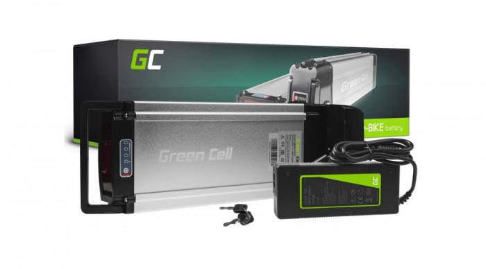 Green Cell Baterie electrică pentru biciclete electrice 36V 12Ah 432Wh Rack spate E-Bike Pedelec