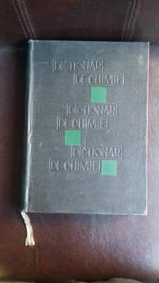 Dictionar De Chimie - Grigore Balanescu foto