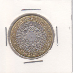 M3 C50 - Moneda foarte veche - Anglia - 2 lire sterline - 1999