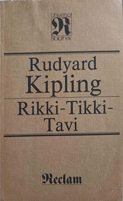 RIKKI TIKKI TAVI-RUDYARD KIPLING