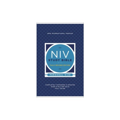 NIV Study Bible, Fully Revised Edition, Personal Size, Hardcover, Red Letter, Comfort Print foto