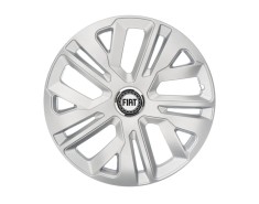 Set 4 capace roti 14``Raven Gri, Compatibile cu Fiat foto
