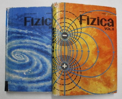 FIZICA de DAVID HALLIDAY SI ROBERT RESNICK, VOL.I-II, BUC. 1975 foto