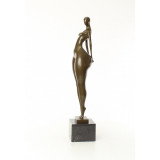 Nud mare - statueta din bronz pe soclu din marmura XX-19, Nuduri