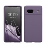 Husa Kwmobile pentru Google Pixel 7a, Mov inchis, Silicon, KWM000019YE031C, Carcasa