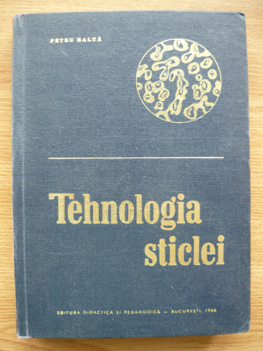 PETRU BALTA - TEHNOLOGIA STICLEI - 1966