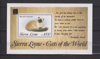 SIERRA LEONE MI.BLOCK 226 MNH foto