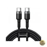 Cablu Date si Incarcare USB-C - USB-C Baseus Cafule 100W 2m Gri CATKLF-ALG1