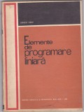 ELEMENTE DE PROGRAMARE LINIARA-ERNEST DANI