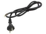 Cablu Electric Negru 1,5m 16A 2x1,5mm2