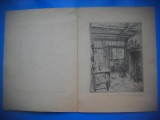 HOPCT DOCUMENT 544 PLIANT DESEN GRAFIC-INTERIOR CASA-LUCIEN DE ROCK 1915-2002, Europa, Documente