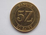 5 ZAIRES 1987 ZAIR