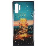 Husa Samsung Galaxy Note 10 Plus, Tip Coperta, Protectie UV, Sticla, Lights
