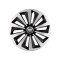 Set 4 capace roti Fox Gri-Negru R14 Compatibil Cu Dacia