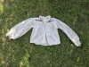 Camasa / Ie veche din panza groasa, brodata manual cu floricele marunte, port popular din zona Chioar - Lapus, marime S / M