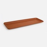 Jardiniere dreptunghiulare din plastic teracota pentru balcon și grădină, CMCLASS