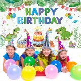 Banner cu mesaj de aniversare RiyaNed, multicolor, poliester, 180 x 110 cm