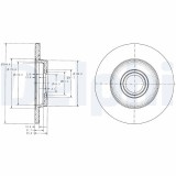 Disc frana VW California T4 Camper, Transporter T4, Transporter T4 Sasiu Motor 1.9 TD, 2.0, 2.4 D, 2.4 D Syncro, 2.5, 2.5 Syncro, 2.5 TDI, 2.5 TDI