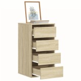 VidaXL Dulap colț cu sertare stejar sonoma 40x41x76 cm lemn prelucrat