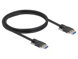 Cablu USB A la USB A 1m Negru 5Gbps DELOCK 81254 26AWG 27AWG